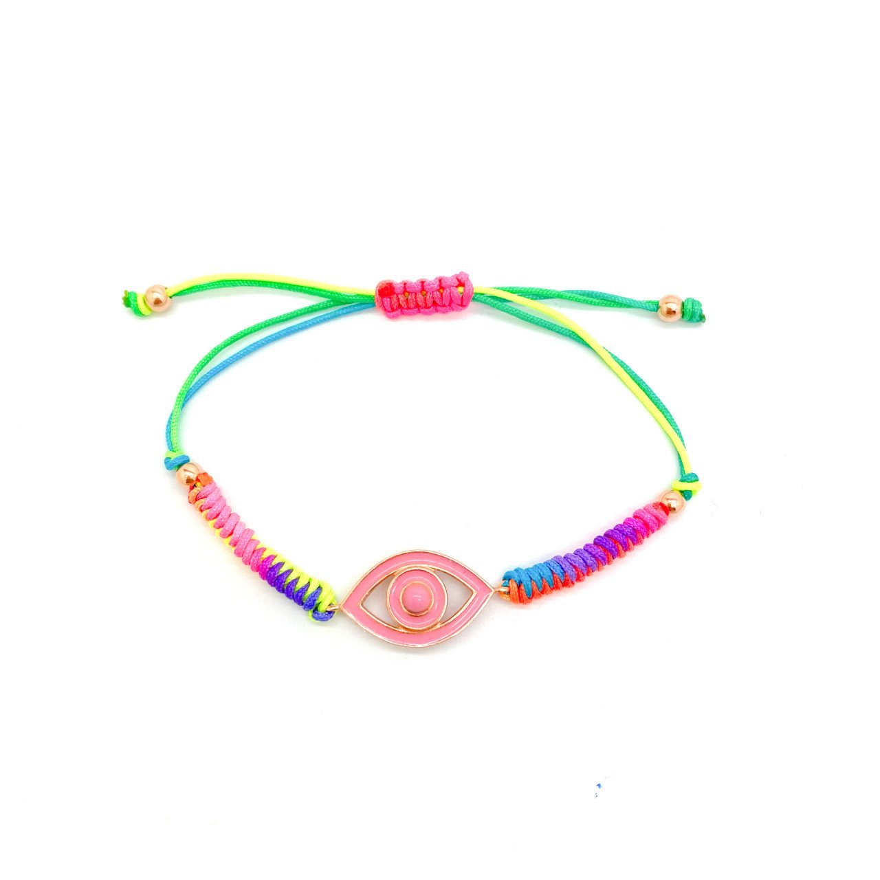 Pembe Göz İp Bileklik