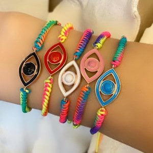 Kırmızı Göz İp Bileklik