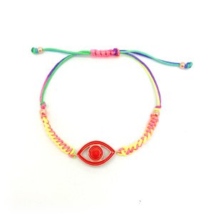 Kırmızı Göz İp Bileklik