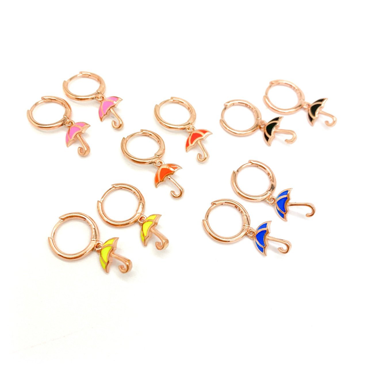 Şemsiye Küpe -Tek-