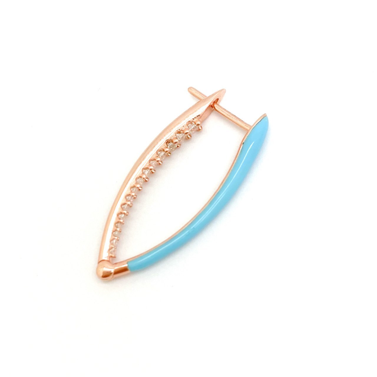 Mavi Mineli Taşlı Küpe -adet-