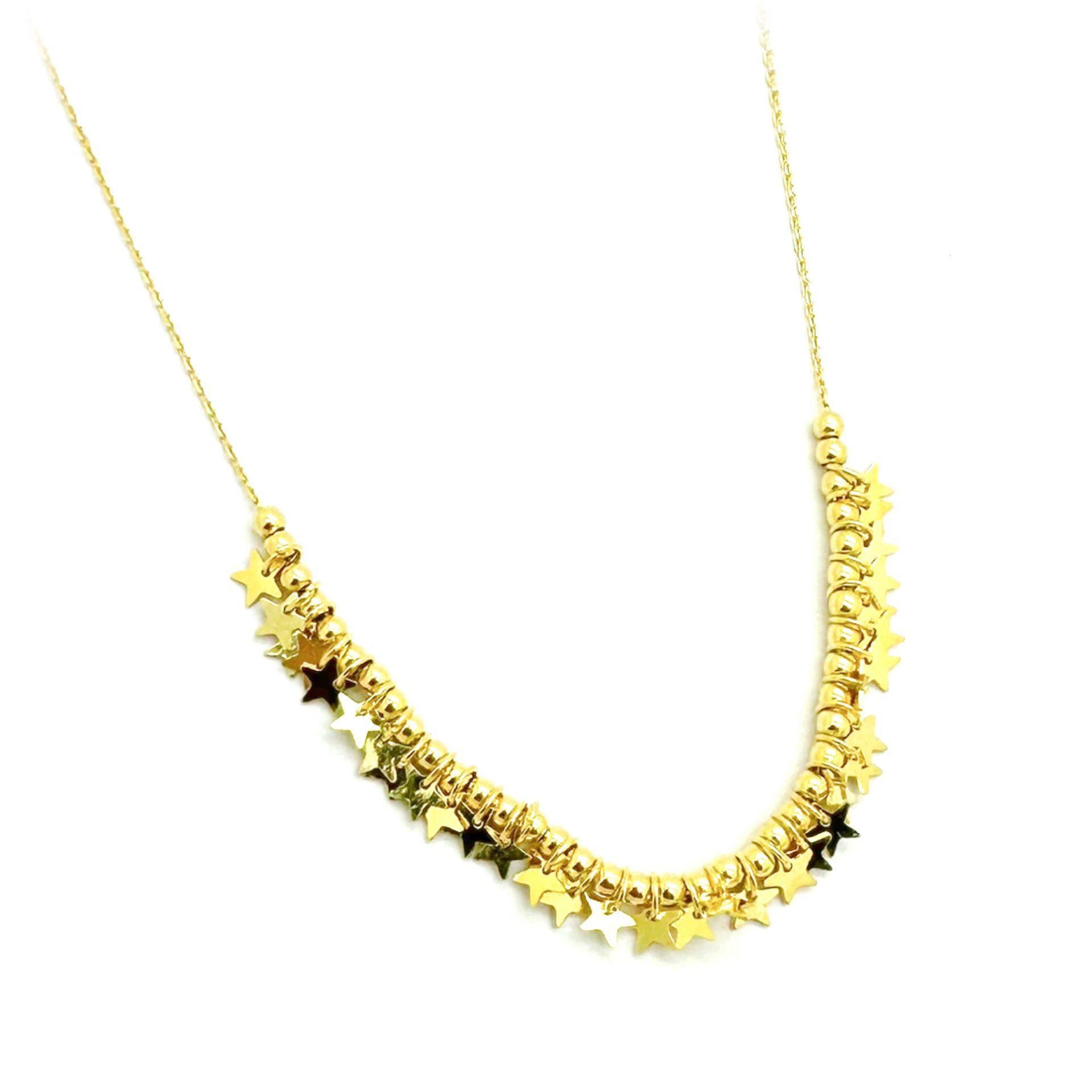 Pul Yıldız Kolye -40 cm-