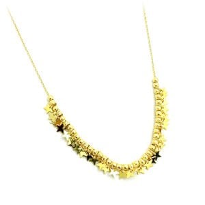 Pul Yıldız Kolye -40 cm-
