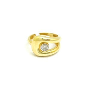 Tek Taş Gold Yüzük