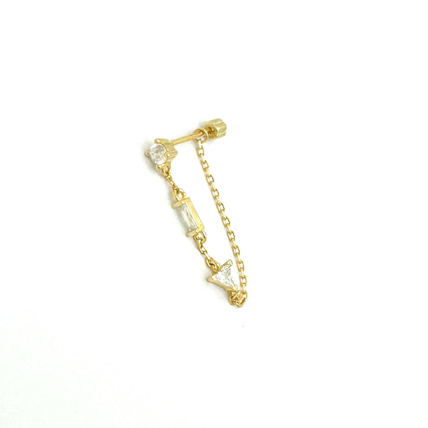 İthal Gümüş Piercing -adet-