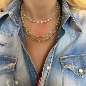 Taşlı Kolye -40 cm-