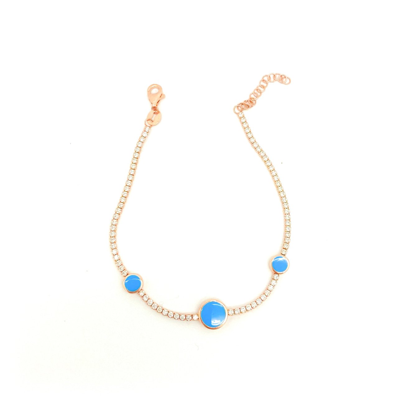 Mavi Mineli Suyolu Bileklik