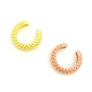 Gümüş Noktalı Kıkırdak Küpe -adet-