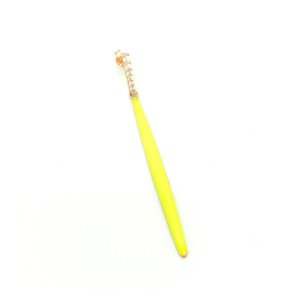 Uzun Sarı Çubuk Küpe -adet-