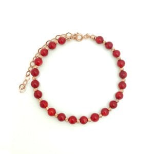 Mercan Doğal Taş Bileklik