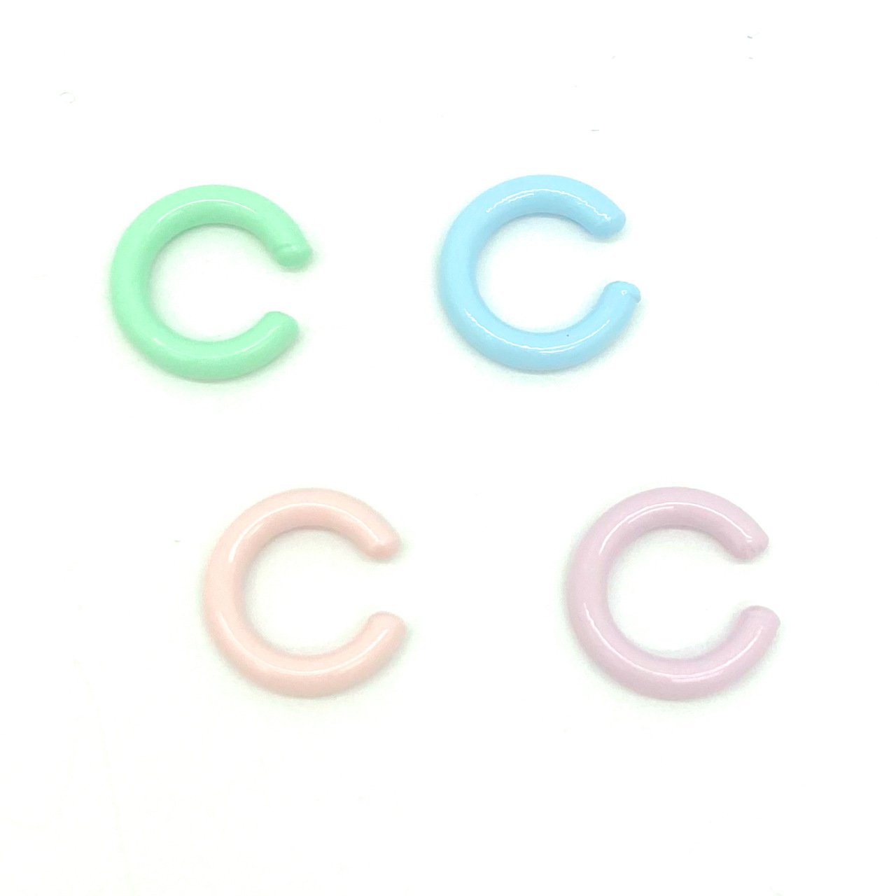 Pastel Ton Kıkırdak Küpe -adet-