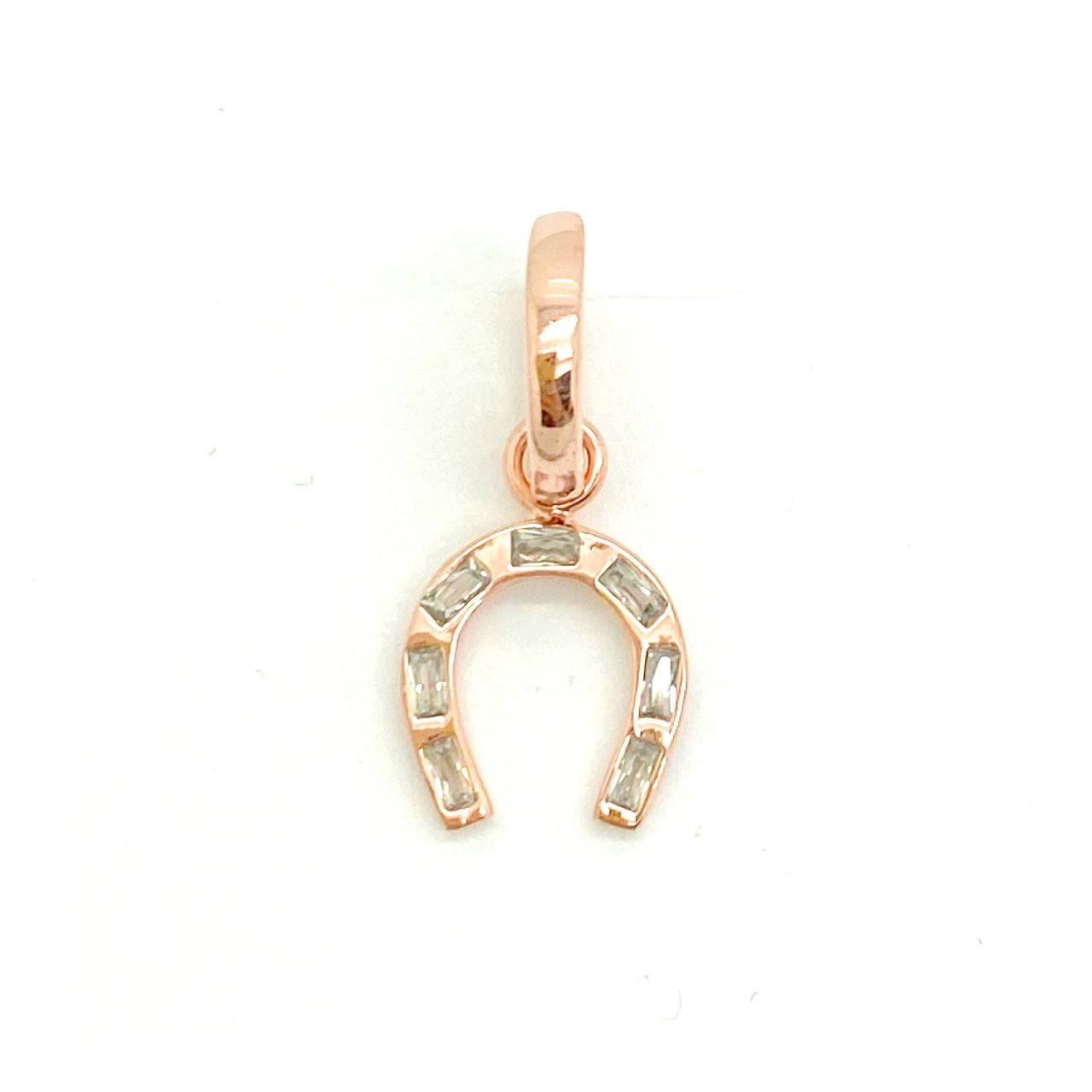 Gümüş Rose Nal Küpe -adet-