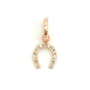 Gümüş Rose Nal Küpe -adet-