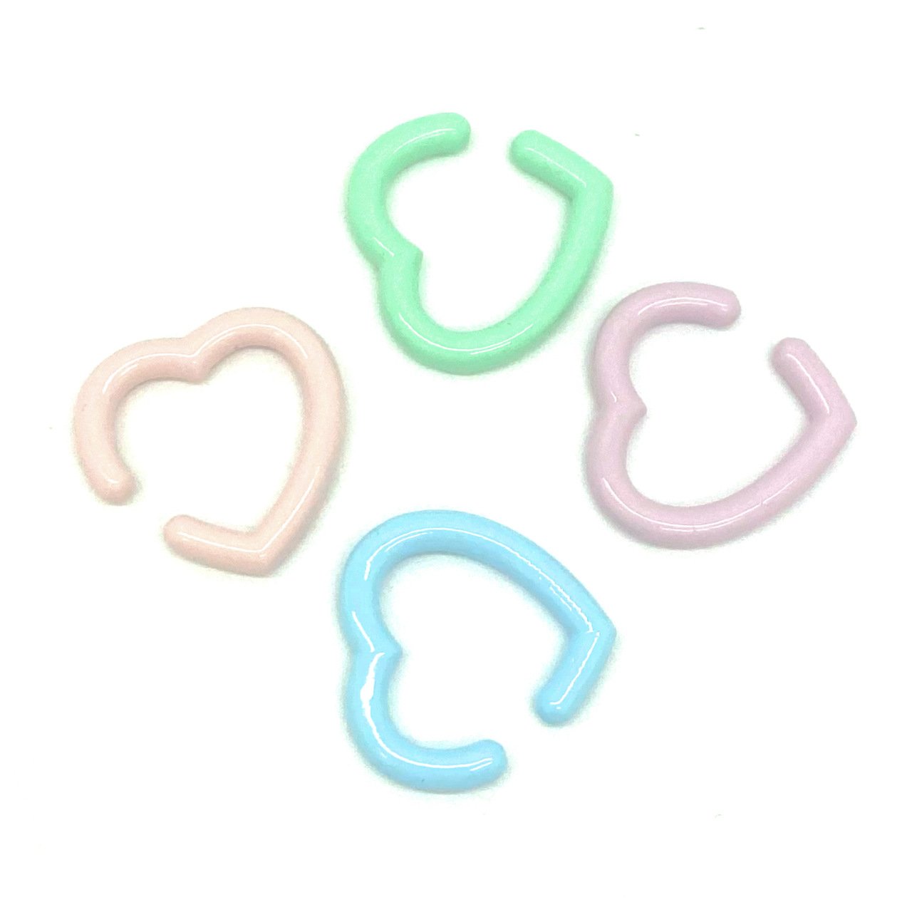 Pastel Kalp Kıkırdak Küpe -adet-