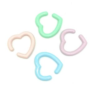 Pastel Kalp Kıkırdak Küpe -adet-