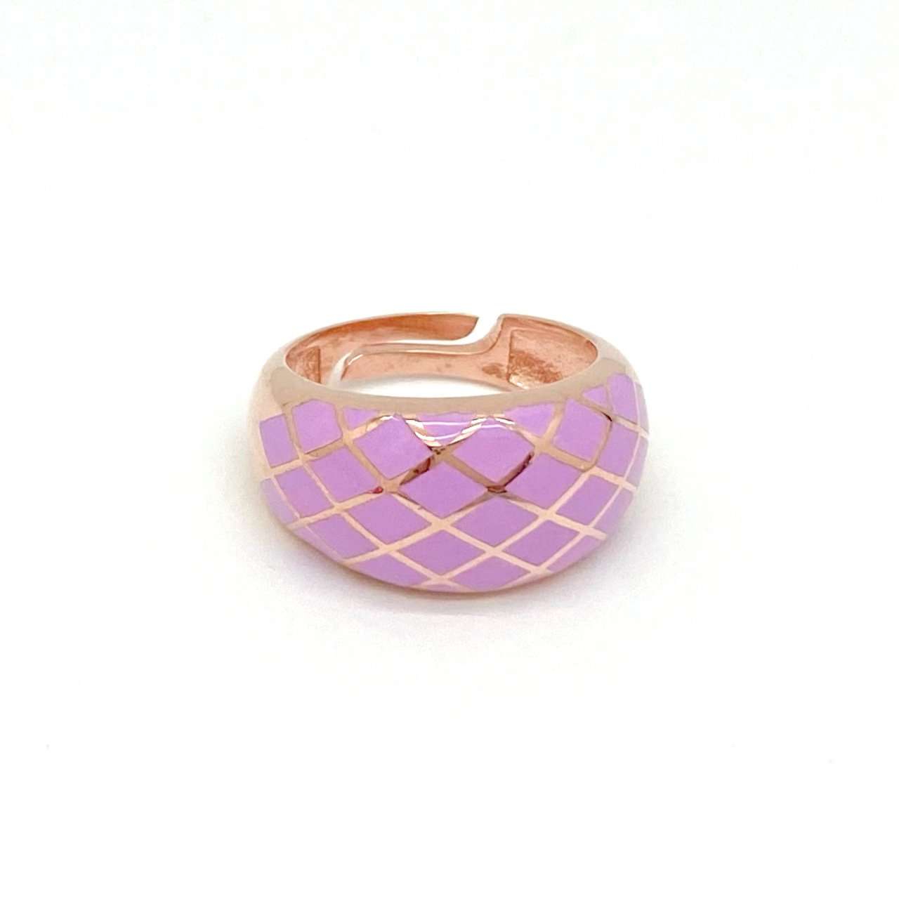 Mor Mineli Bombeli Yüzük