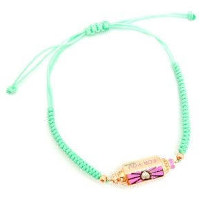 Turkuaz İpli Silindir Bileklik