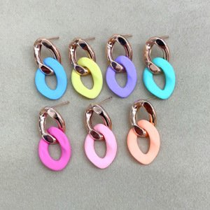 Renkli Burgu Küpe -adet-