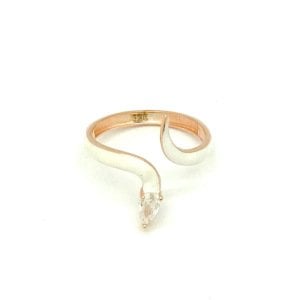 Taşlı Yılan Yüzük -adet-