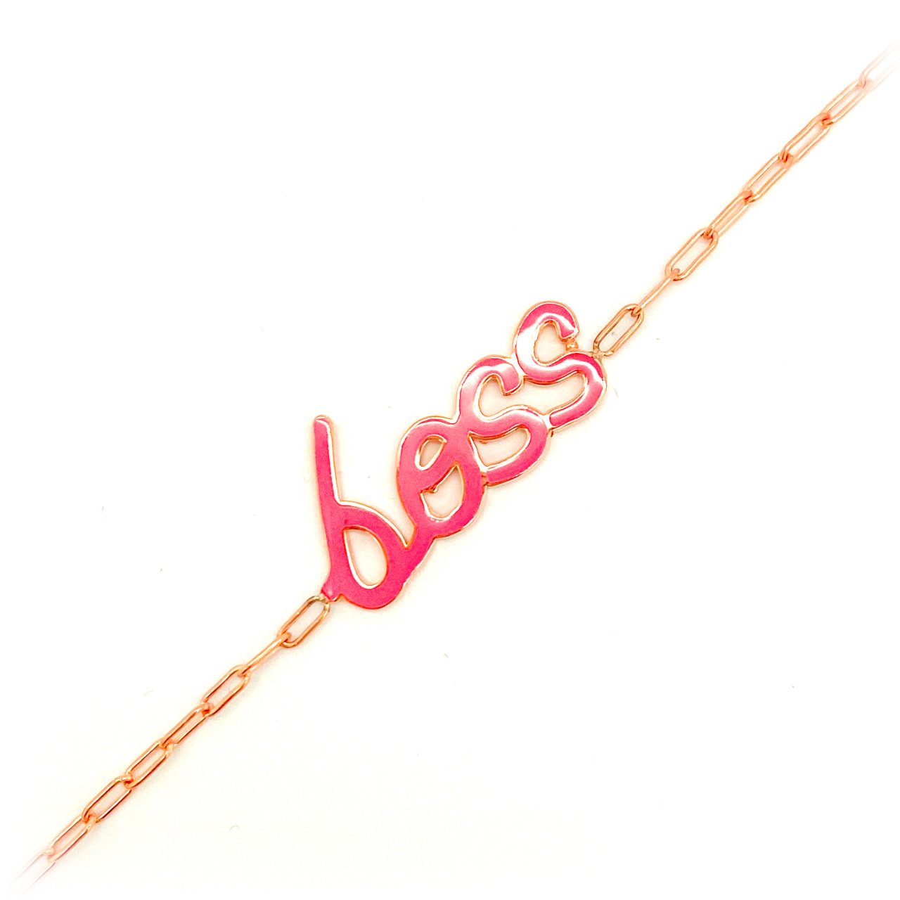 Geschrieben Armband Rosa BOSS