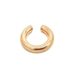 Gümüş Kalın Rose Kıkırdak Küpe