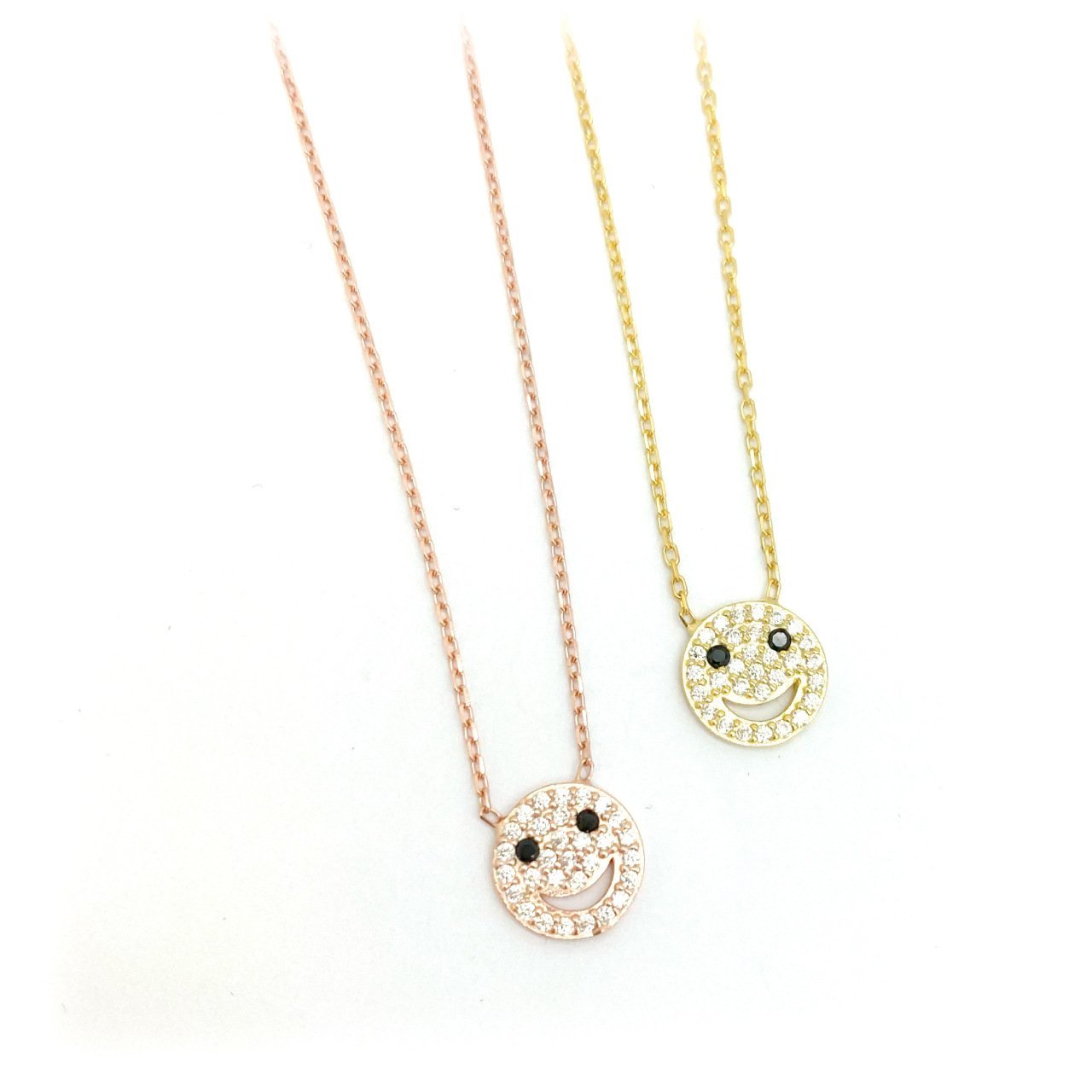 Taşlı Gülenyüz Kolye