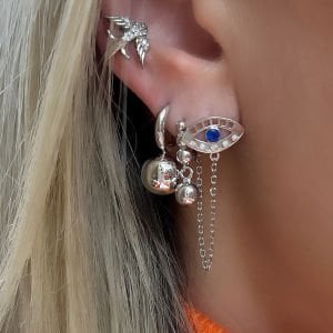 Sallantılı Top Küpe -adet-