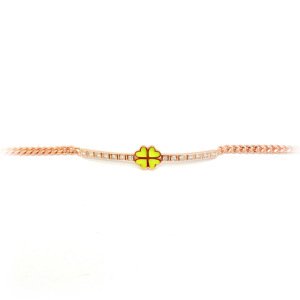 Gelb-Klee-Armband